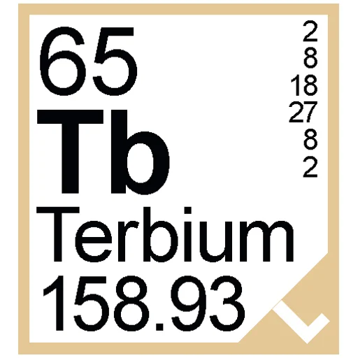 Sticker from the "Periodic Table of Elements" sticker pack