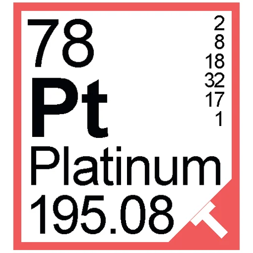 Sticker from the "Periodic Table of Elements" sticker pack