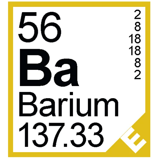 Sticker from the "Periodic Table of Elements" sticker pack