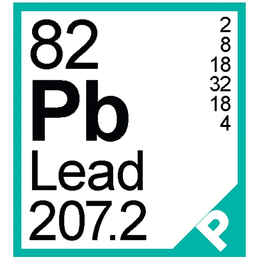 Sticker from the "Periodic Table of Elements" sticker pack