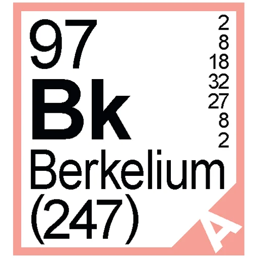 Sticker from the "Periodic Table of Elements" sticker pack