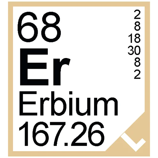 Sticker from the "Periodic Table of Elements" sticker pack