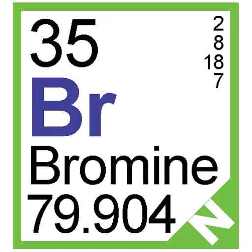 Sticker from the "Periodic Table of Elements" sticker pack