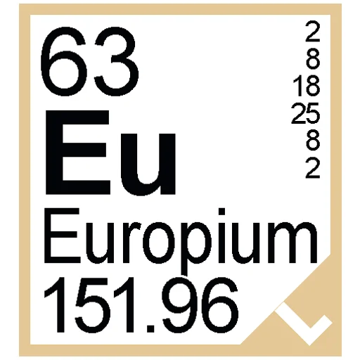 Sticker from the "Periodic Table of Elements" sticker pack