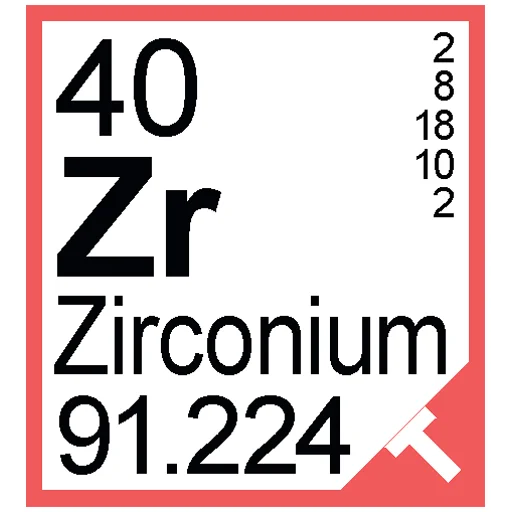 Sticker from the "Periodic Table of Elements" sticker pack