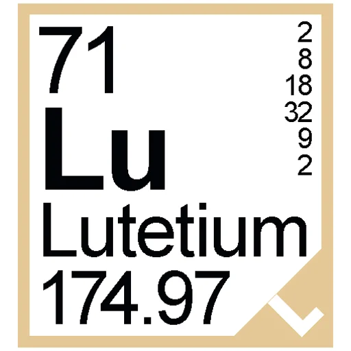 Sticker from the "Periodic Table of Elements" sticker pack