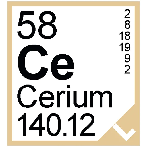 Sticker from the "Periodic Table of Elements" sticker pack