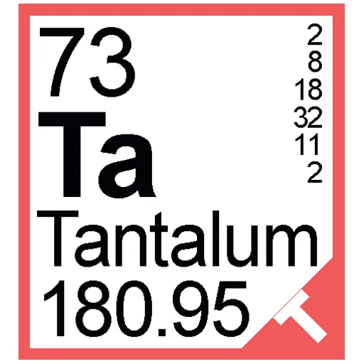 Sticker from the "Periodic Table of Elements" sticker pack