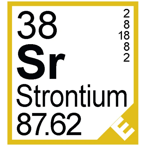 Sticker from the "Periodic Table of Elements" sticker pack