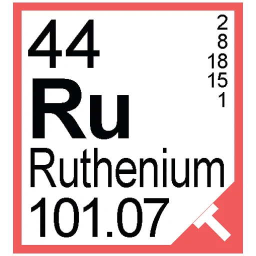 Sticker from the "Periodic Table of Elements" sticker pack