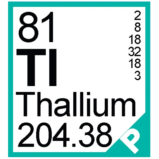 Sticker from the "Periodic Table of Elements" sticker pack