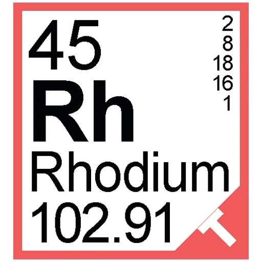 Sticker from the "Periodic Table of Elements" sticker pack