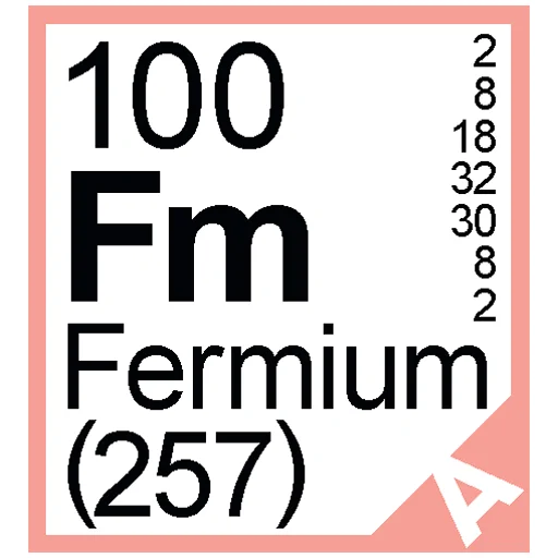 Sticker from the "Periodic Table of Elements" sticker pack