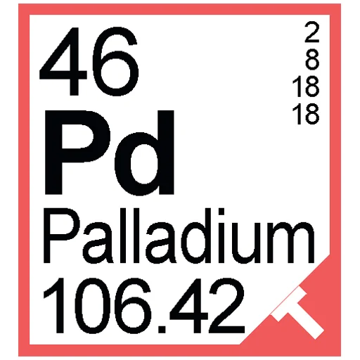 Sticker from the "Periodic Table of Elements" sticker pack