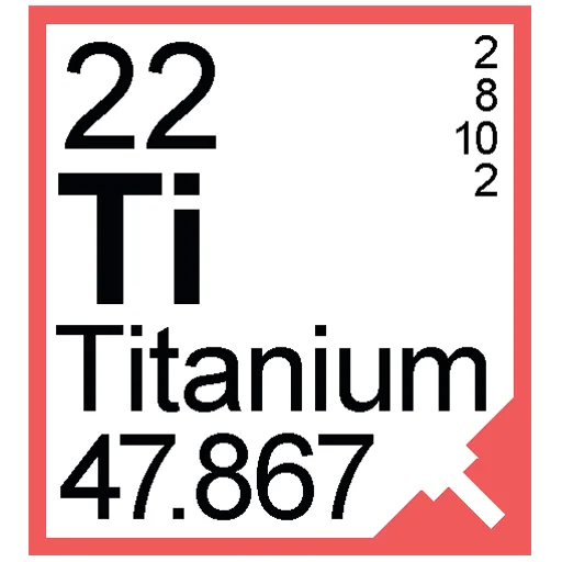 Sticker from the "Periodic Table of Elements" sticker pack