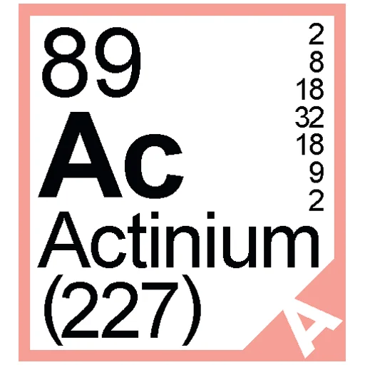 Sticker from the "Periodic Table of Elements" sticker pack