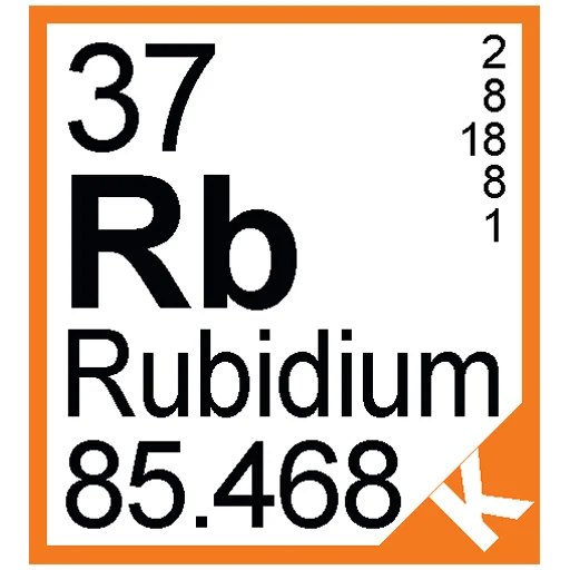 Sticker from the "Periodic Table of Elements" sticker pack