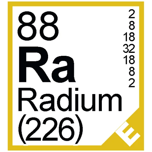 Sticker from the "Periodic Table of Elements" sticker pack