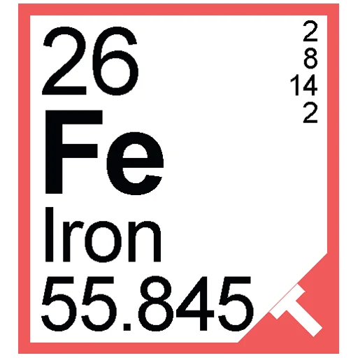 Sticker from the "Periodic Table of Elements" sticker pack