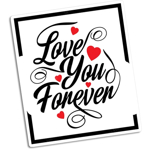 Sticker from the "Love You" sticker pack