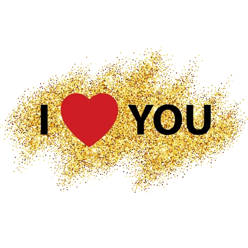 Sticker from the "Love You" sticker pack