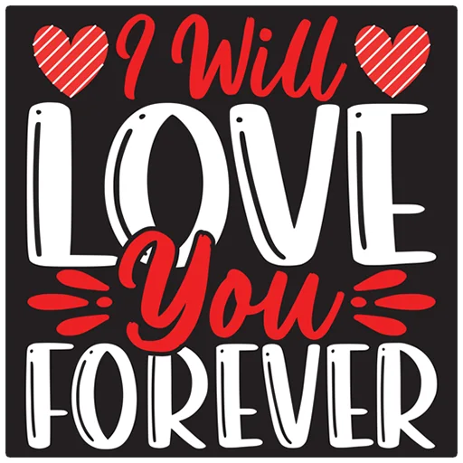 Sticker from the "Love You" sticker pack