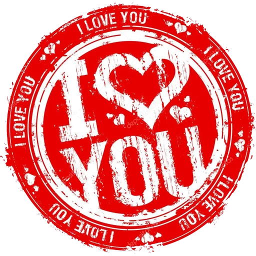 Sticker from the "Love You" sticker pack