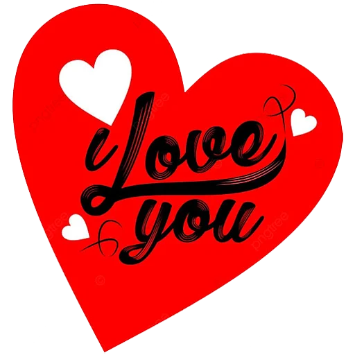 Sticker from the "Love You" sticker pack