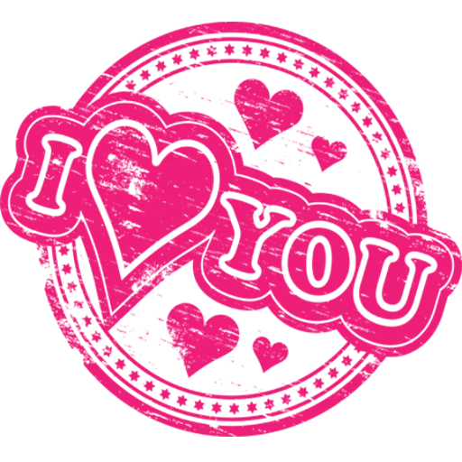 Sticker from the "Love You" sticker pack