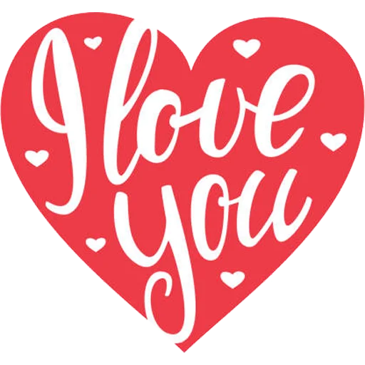 Sticker from the "Love You" sticker pack