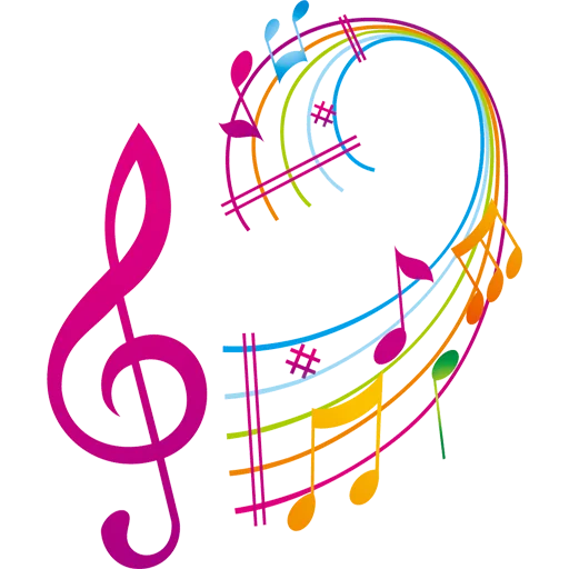 Sticker from the "Music Notes" sticker pack