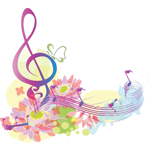 Sticker Music Notes