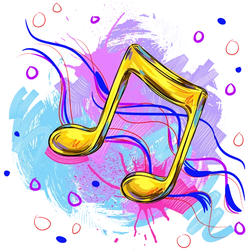 Sticker from the "Music Notes" sticker pack