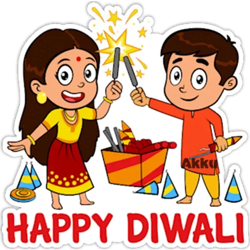 Sticker from the "Happy Diwali" sticker pack