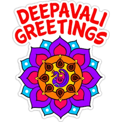 Sticker from the "Happy Diwali" sticker pack