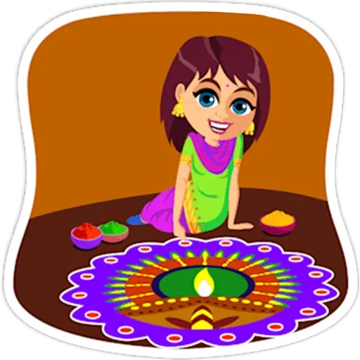 Sticker from the "Happy Diwali" sticker pack