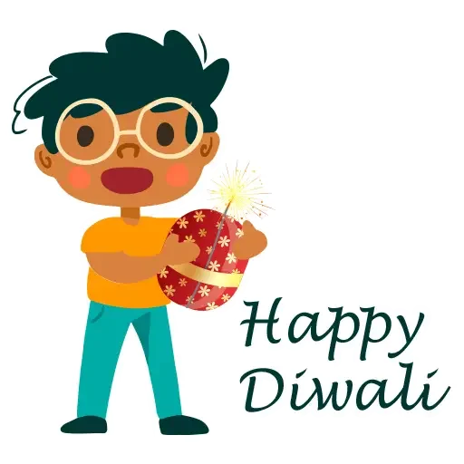 Стикер из набора "Happy Diwali"