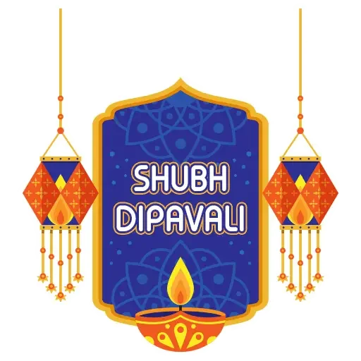 Sticker from the "Happy Diwali" sticker pack