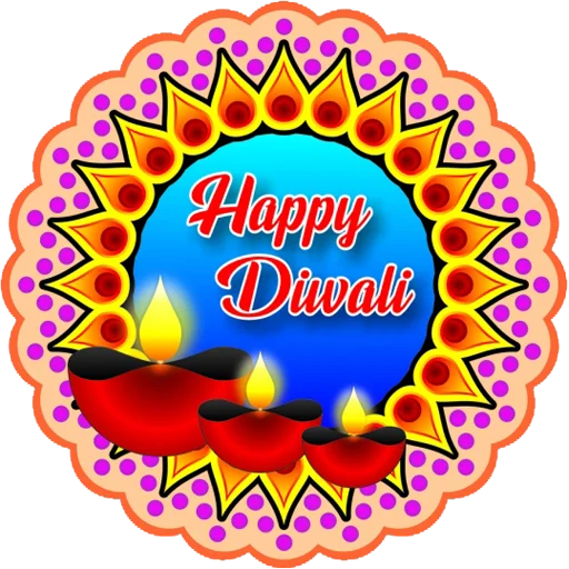 Sticker from the "Happy Diwali" sticker pack