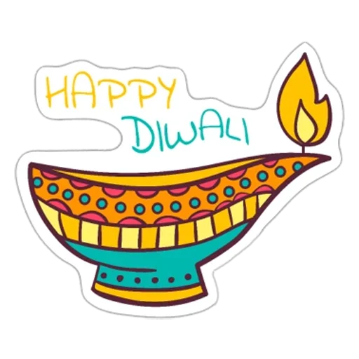 Sticker from the "Happy Diwali" sticker pack