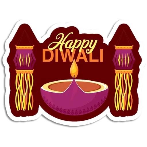 Sticker from the "Happy Diwali" sticker pack