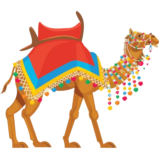 Sticker from the "Camels ਬੋਤੇ" sticker pack