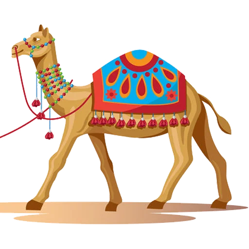 Sticker from the "Camels ਬੋਤੇ" sticker pack