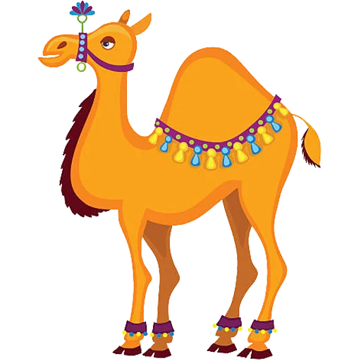 Sticker from the "Camels ਬੋਤੇ" sticker pack