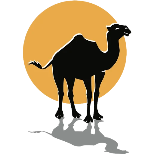 Sticker from the "Camels ਬੋਤੇ" sticker pack