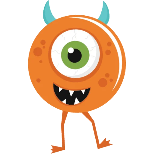 Sticker from the "Monsters" sticker pack