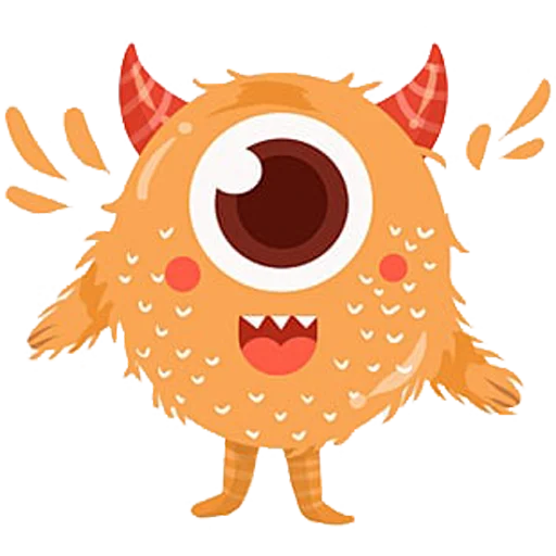 Sticker from the "Monsters" sticker pack