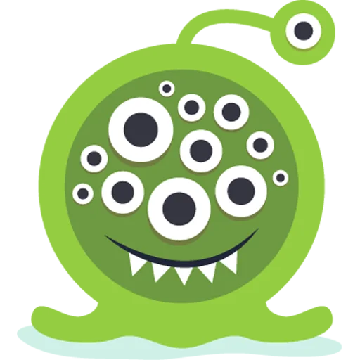 Sticker from the "Monsters" sticker pack