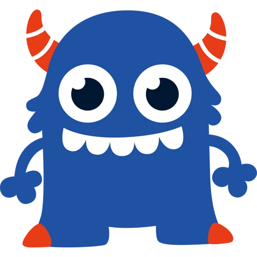 Sticker from the "Monsters" sticker pack