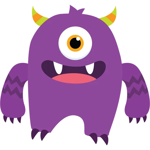 Sticker from the "Monsters" sticker pack